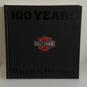 Vintage 100 Years Of Harley Davidson Hardcover Book By Willie G. Davidson 2002